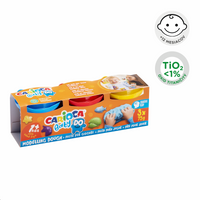 Carioca Baby Do 1+ luchtdrogende klei 3 × 75 g, kleurenmix