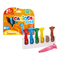 Carioca Baby viltstiften met ronde punt, kleurenmix