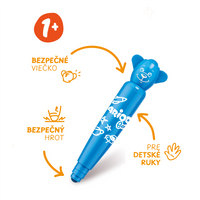 Carioca Baby viltstiften met ronde punt, kleurenmix
