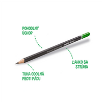 Carioca Black driekantige grafietpotloden, 12 stuks