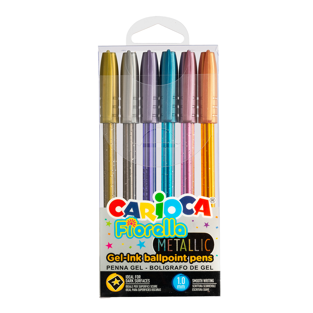Carioca Fiorella gelpennen, kleurenmix
