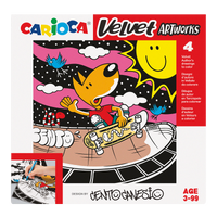 Carioca fluwelen kleurplaten, set van 4 – CENTO Sport