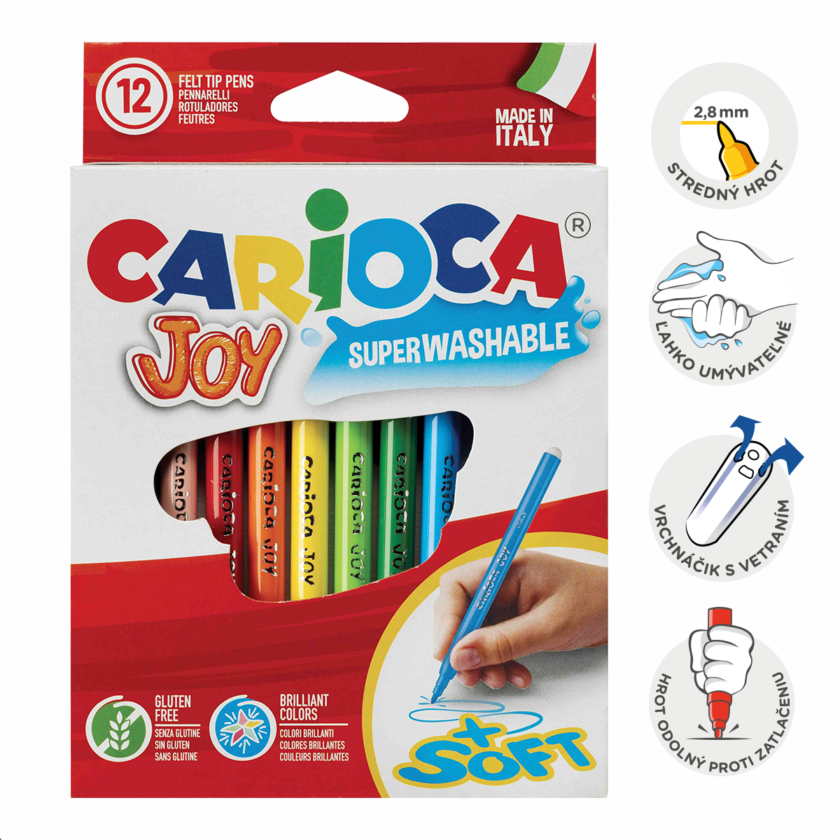 Carioca Joy viltstiften, kleurenmix