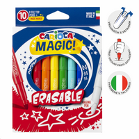 Carioca magische viltstiften uitwisbaar, 10 stuks