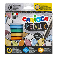 Carioca Metallic viltstiften, kleurenmix