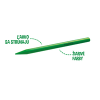 Carioca Plastello waskrijt van kunststof, set van 12