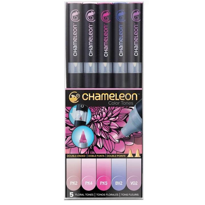 Chameleon Marker Set of 5 - Floral Tones