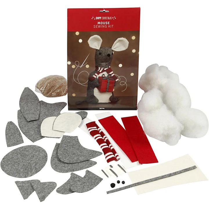 Christmas Mouse Craft Set, image 2
