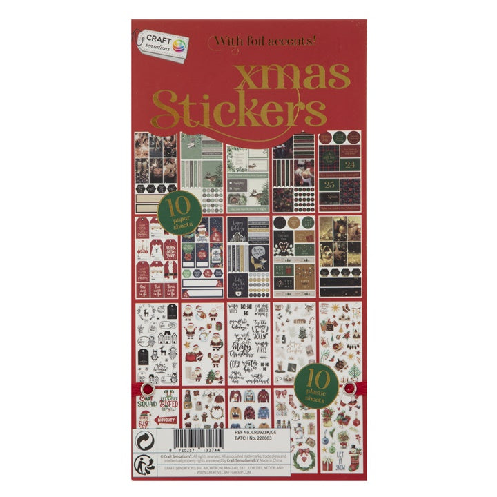 Christmas Sticker Book