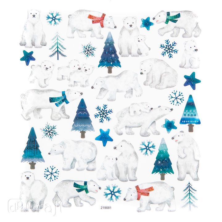 Christmas Stickers, Set of 38 — image 1