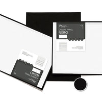 Zwart canvasboard Phoenix, katoen 300 g/m² – afbeelding 3
