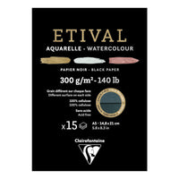Clairefontaine Étival aquarelblok 300 g/m², 15 vel