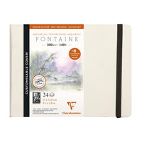 Clairefontaine Fontaine aquarelschetsboek 300 g/m² met harde kaft
