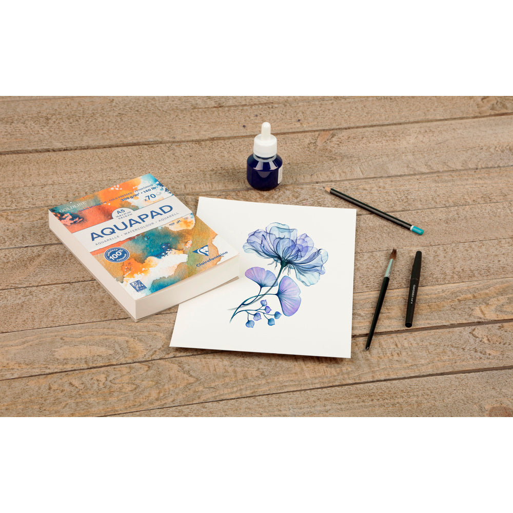 Clairefontaine Goldline Aquapad aquarelblok 300 g/m², koudgeperst – afbeelding 2