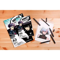 Clairefontaine Manga Illustration tekenblok 250 g/m², 20 vel