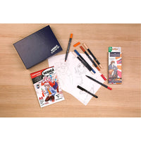 Clairefontaine Manga startset A5 met 6 alcoholmarkers