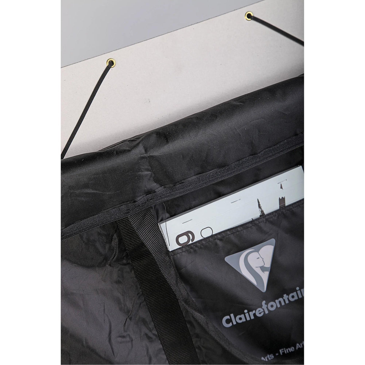 Clairefontaine nylon tekenmap zwart, 40 × 55 of 59 × 75 cm