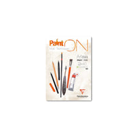 Clairefontaine Paint'On mixed-mediablok extra wit – 250 g/m², 40 vel