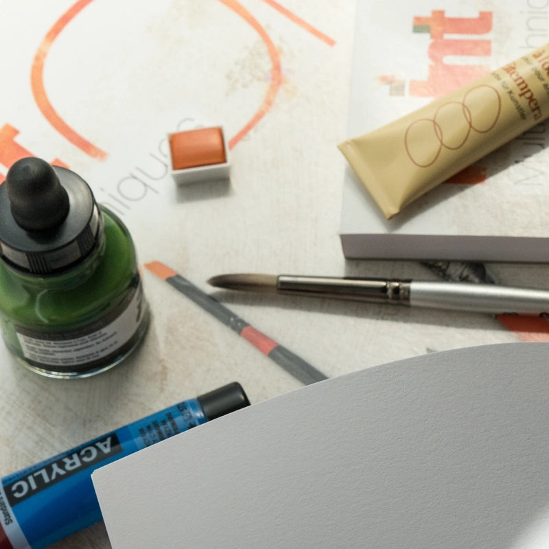 Clairefontaine Paint'On mixed-mediablok extra wit – 250 g/m², 40 vel