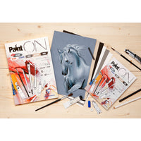Clairefontaine Paint'On mixed-mediablok nr. 6, 250 g/m², 24 vel
