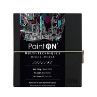 Clairefontaine Paint'On mixed-mediablok zwart 250 g/m², 32 vel