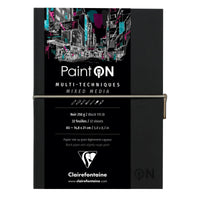 Clairefontaine Paint'On mixed-mediablok zwart 250 g/m², 32 vel