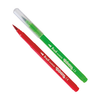 Colorino Brush viltstiften met lange penseelpunt, 10 kleuren