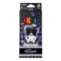 Colorino driekantige kleurpotloden Kuromi, 12 kleuren