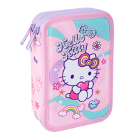 Colorino Jumper 2 gevuld dubbeldeks etui, Hello Kitty en Kuromi – Hello Kitty