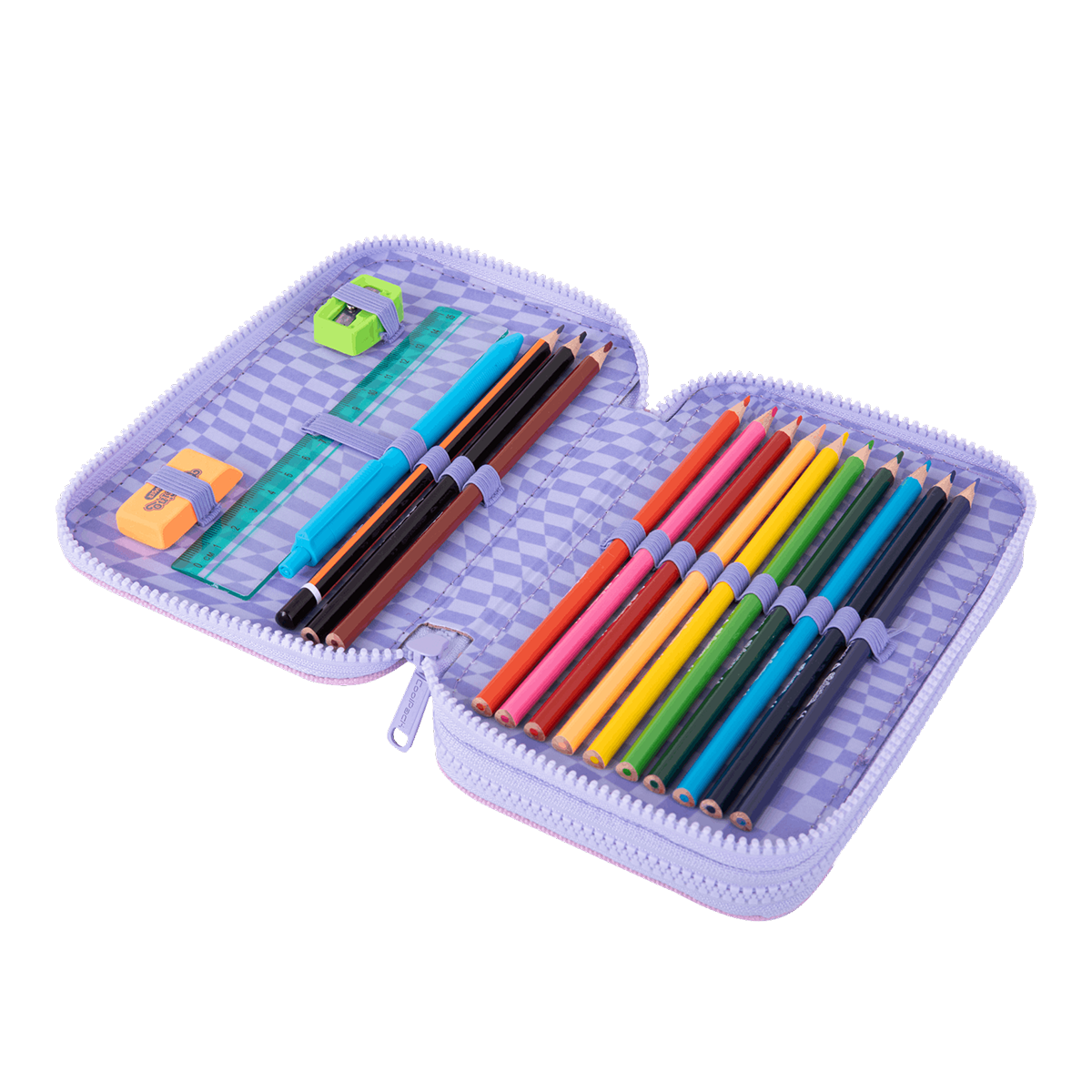 Colorino Jumper 2 gevuld dubbeldeks etui, Hello Kitty en Kuromi