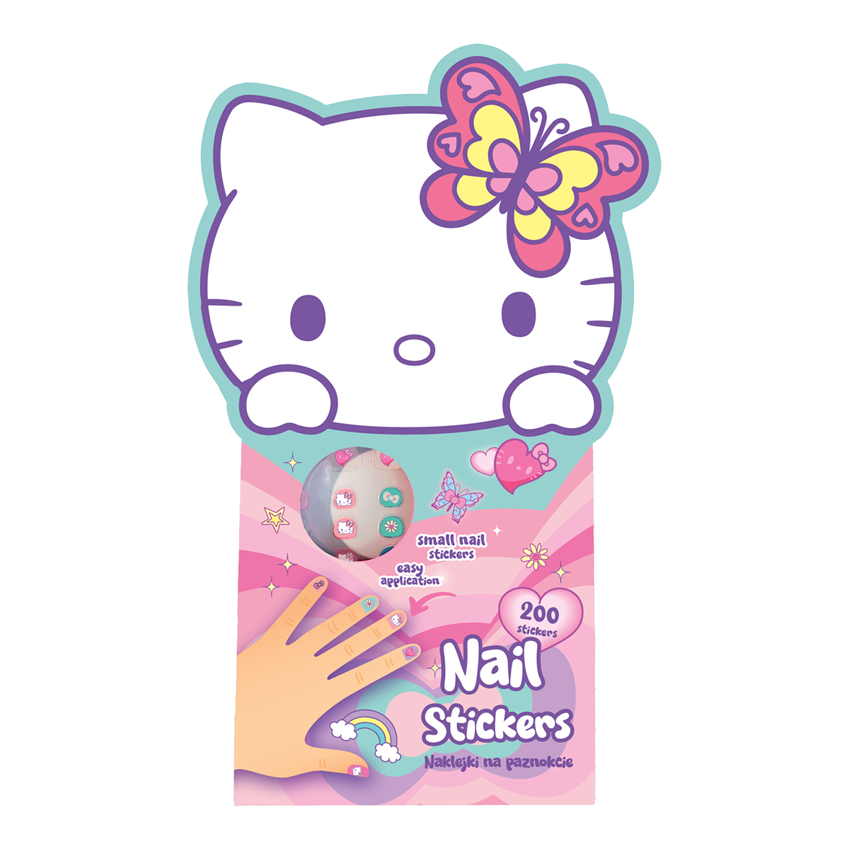 Colorino nagelstickers Hello Kitty, 200 stuks