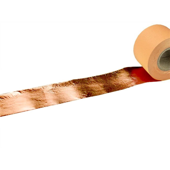 Copper Metallic Foil Roll 2.5 cm x 50 m, image 2
