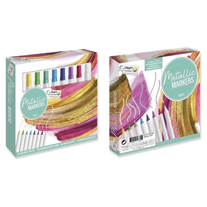Craft Sensations Metallic Markers, Set of 8