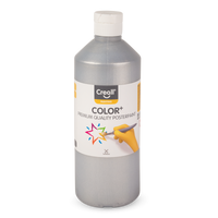 Creall Creallcolor plakkaatverf 500 ml – zilver