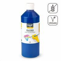 Creall Gloss glanzende schoolverf 500 ml – donkerblauw