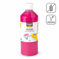 Creall Gloss glanzende schoolverf 500 ml – magenta
