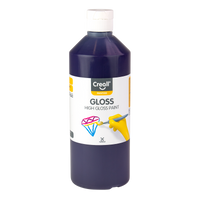 Creall Gloss glanzende schoolverf 500 ml – paars