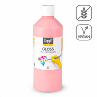 Creall Gloss glanzende schoolverf 500 ml – roze