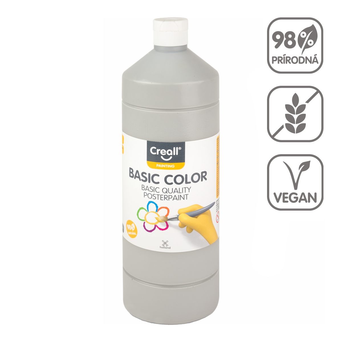 Creall plakkaatverf 1.000 ml – grijs