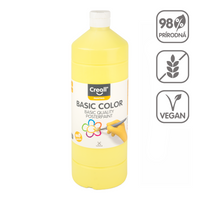 Creall plakkaatverf 1.000 ml – lichtgeel