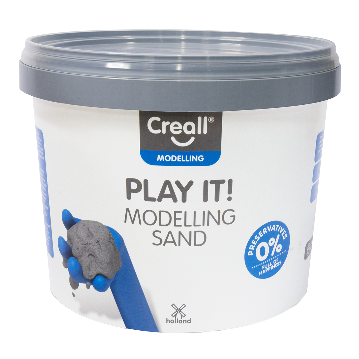 Creall Play it! modelleerzand 750 g in pot
