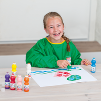 Creall Spongy plakkaatverf met spons, 6 × 70 ml