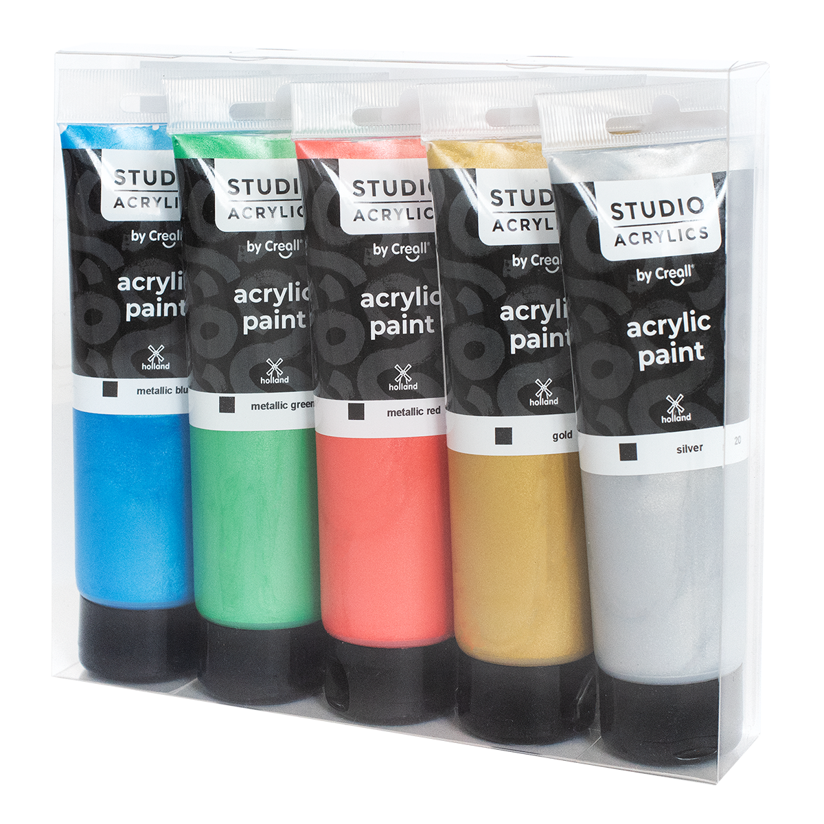 Creall Studio Acrylics acrylverfset 5 × 120 ml