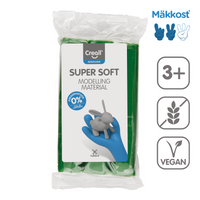 Creall Super Soft Modelling Clay 500 g – green