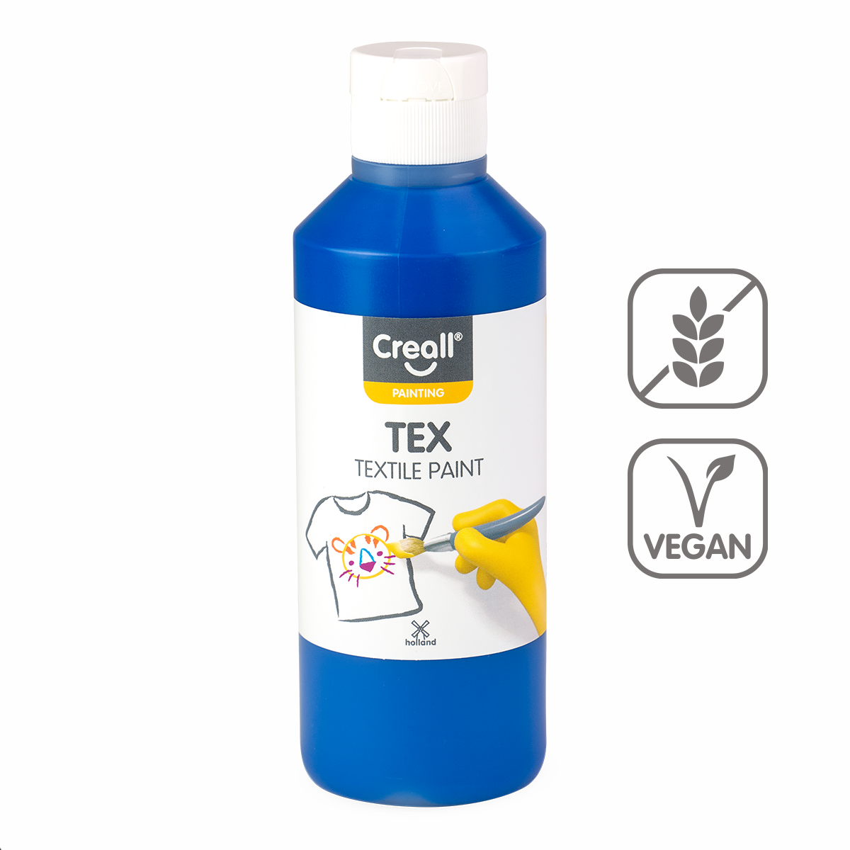 Creall Tex textielverf 250 ml – Blauw
