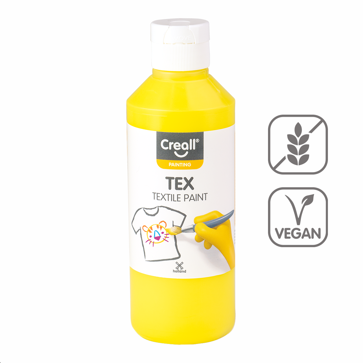 Creall Tex textielverf 250 ml – Geel