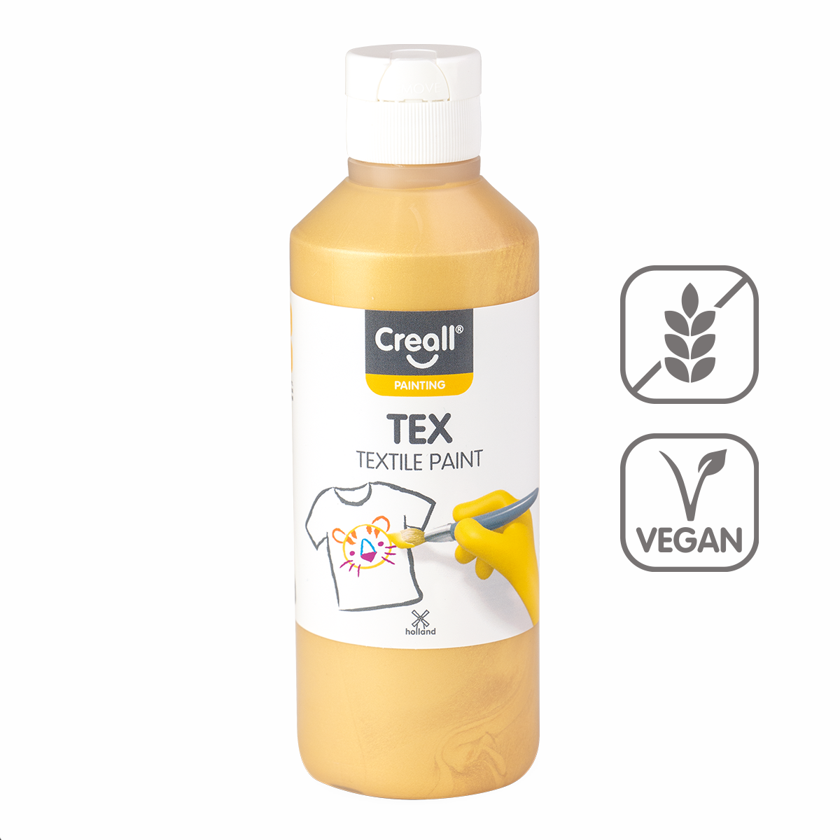 Creall Tex textielverf 250 ml – Goud