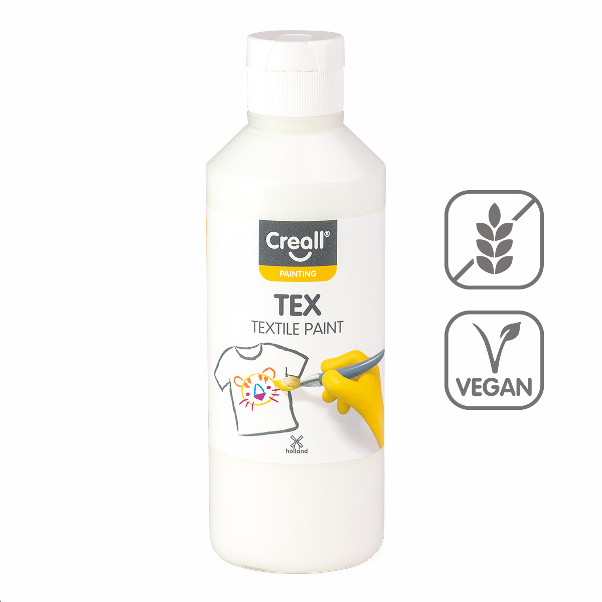 Creall Tex textielverf 250 ml – Wit