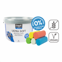 Creall Ultra soft speelklei 5 g in potje, kleurenmix – × 220