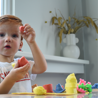 Creall Ultra soft speelklei 5 g in potje, kleurenmix